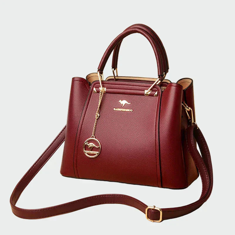 Луксозна кожена пътна чанта