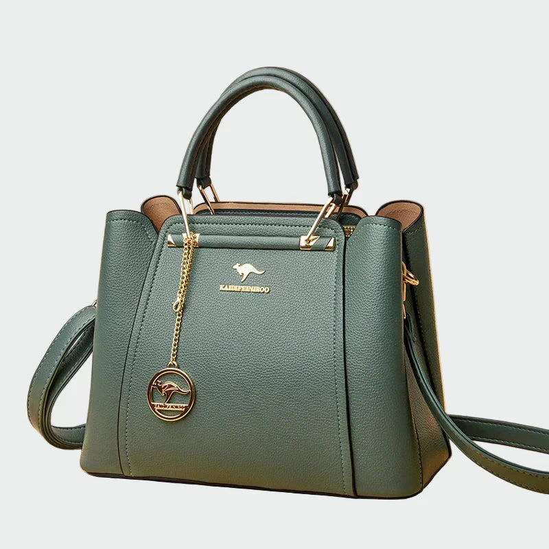 Луксозна кожена пътна чанта