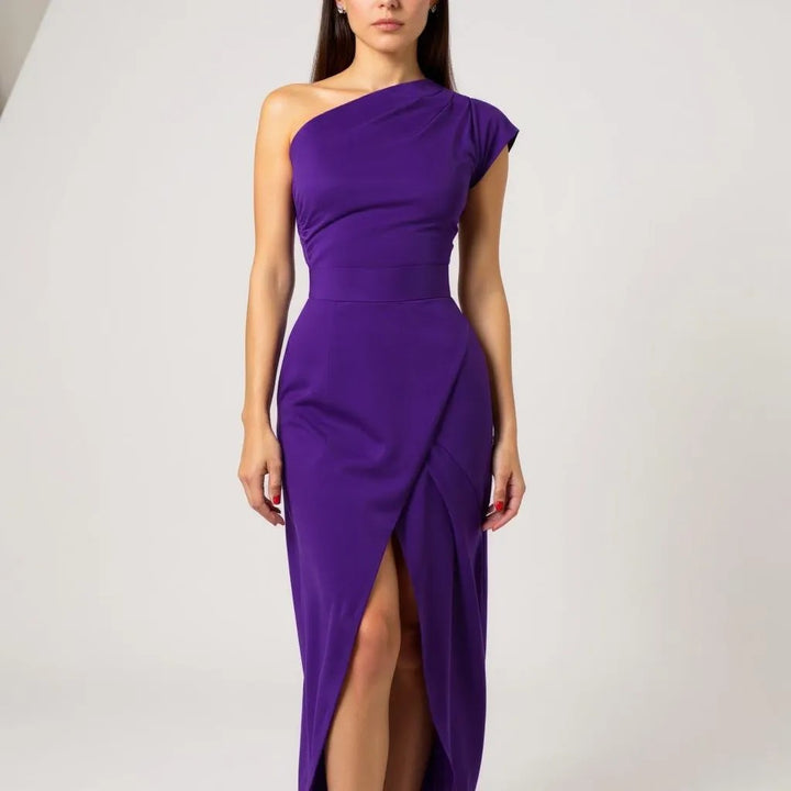 JANOVA | Асиметрична вечерна рокля с разрез