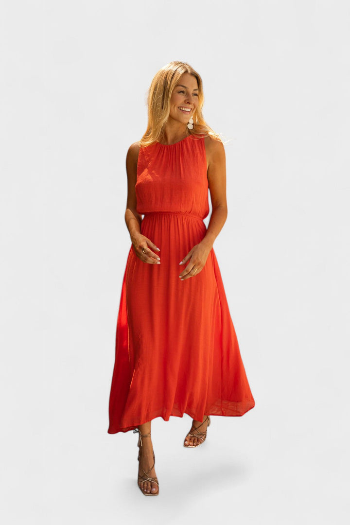 DAGNY | Лятна рокля в оранжево