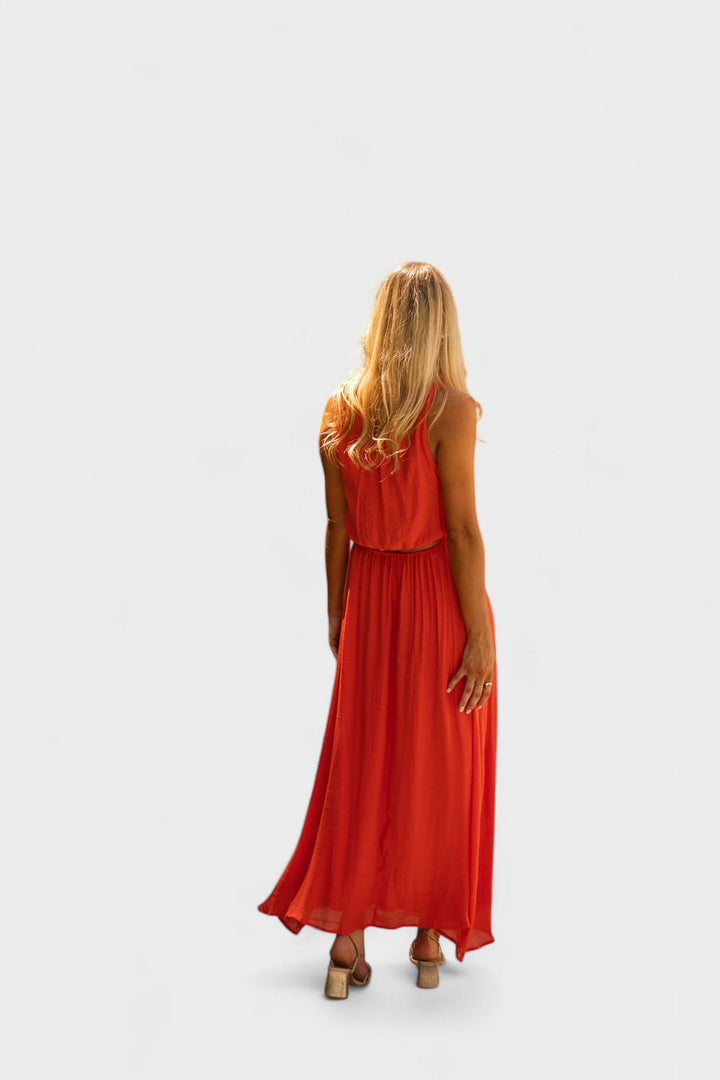 DAGNY | Лятна рокля в оранжево