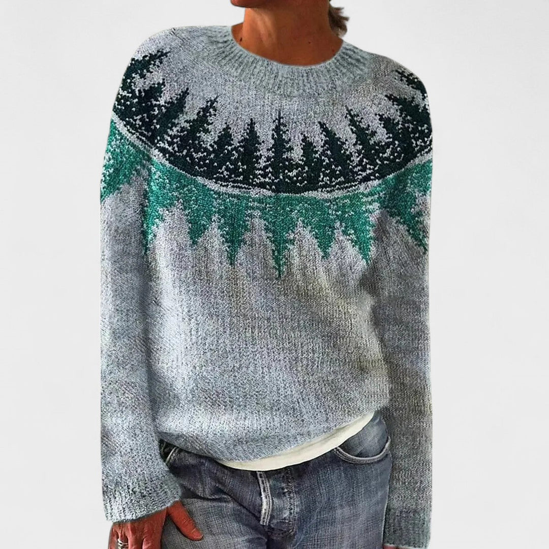 Ragna | Ретро есенен пуловер