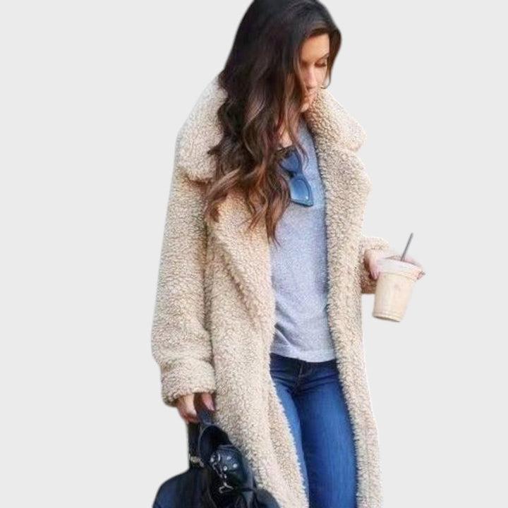 Доминика | Модерен дълъг теди палто