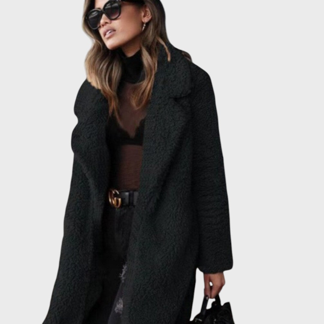 Доминика | Модерен дълъг теди палто