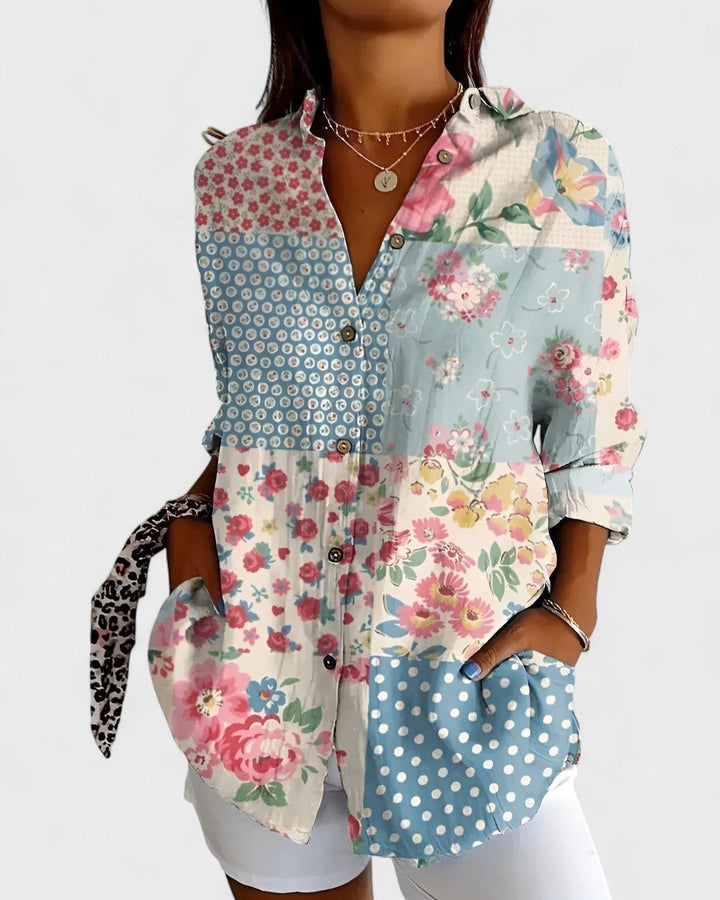 DORTHE | Блуза с цветен принт