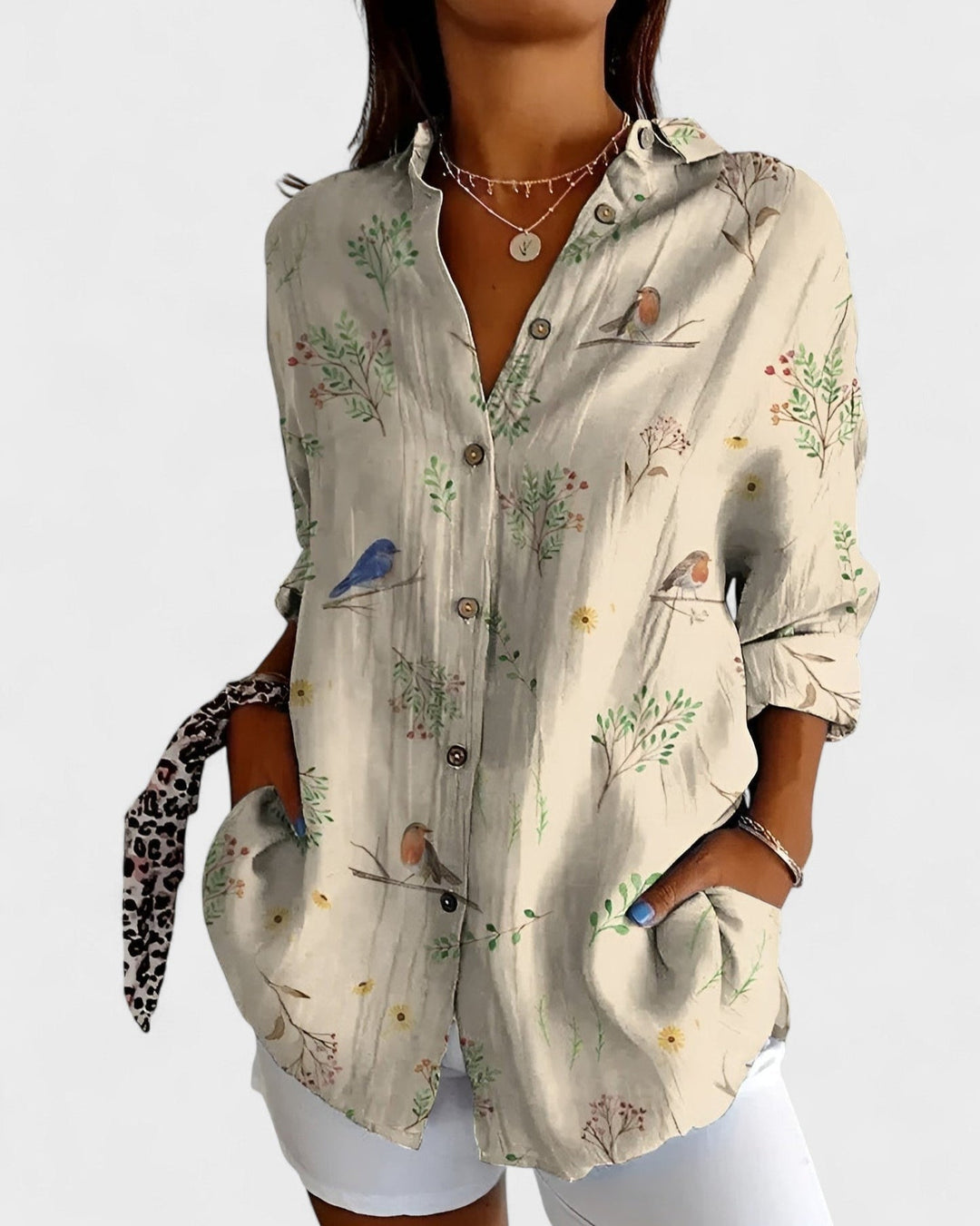 DORTHE | Блуза с цветен принт