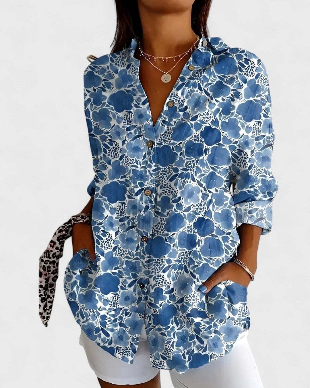 DORTHE | Блуза с цветен принт