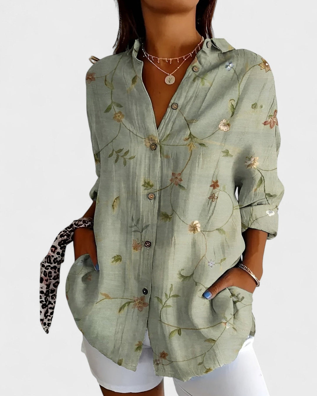 DORTHE | Блуза с цветен принт